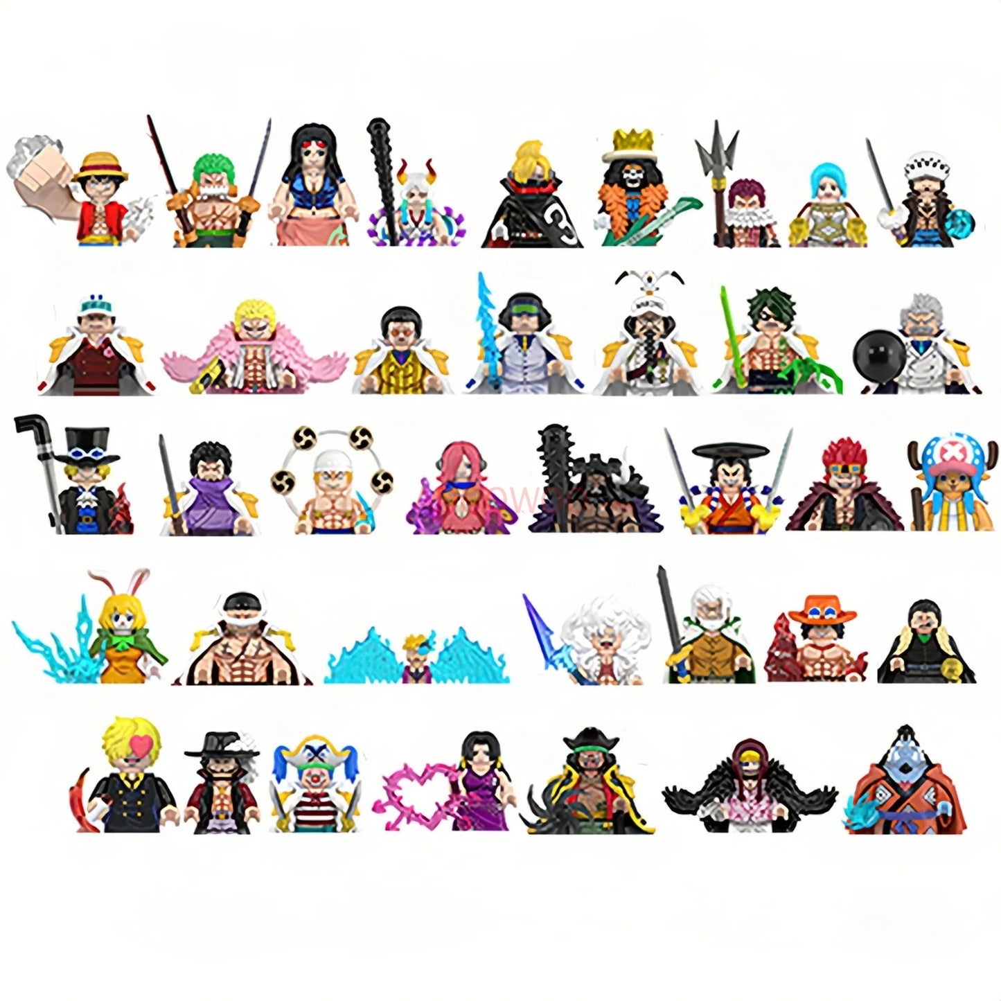 40 Style Anime One Piece WM6189 WM6188 Japanese Cartoon Series Character Figure Action Doll Model Children's Toy Gift