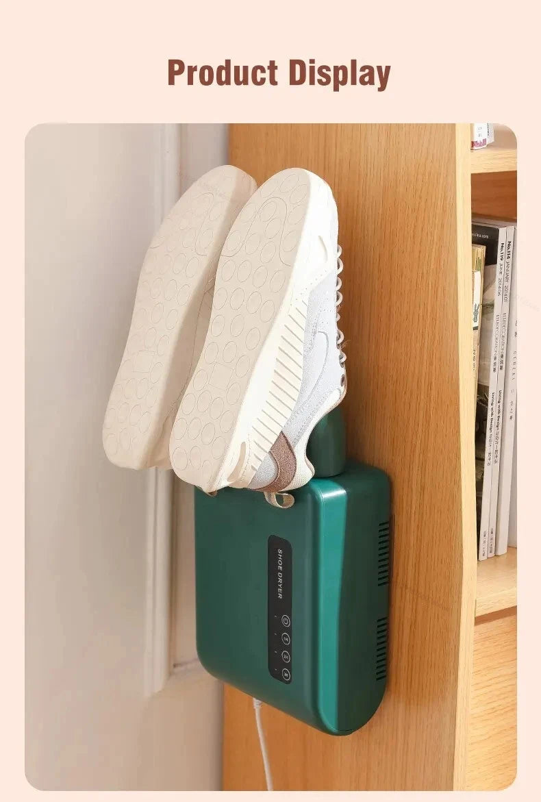 220V Electric Shoe Dryer, Portable Shoe & Boot Drying Machine with Sterilization Deodorization, Heated Foot Protector for Gloves