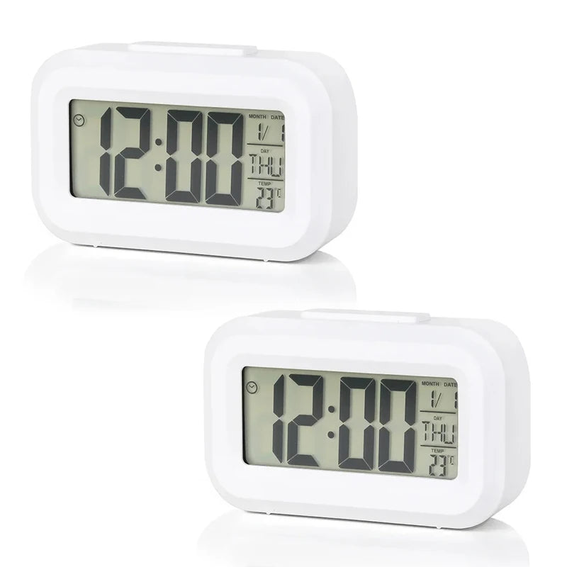 Electronic Alarm Clock Elderly Student Luminous Clock Silent Large Characters Creative Children Smart Home Bedside Alarm Clock