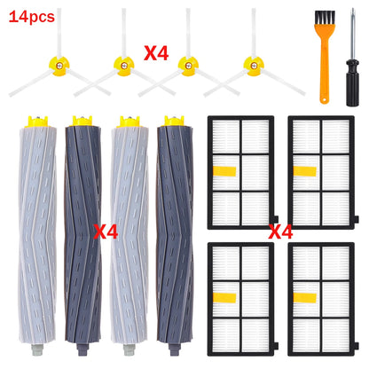 Side Main Brush Filters Tool Part For iRobot Roomba 800 900 Series 800 861 866 871 876 886 891 896 900 966 971974 975 976 Vacuum