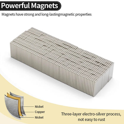 20x5x2mm Super Strong Neodymium Magnet N35 NdfeB Permanent Magnetic imanes Block Powerful Magnets Refrigerator Magnet