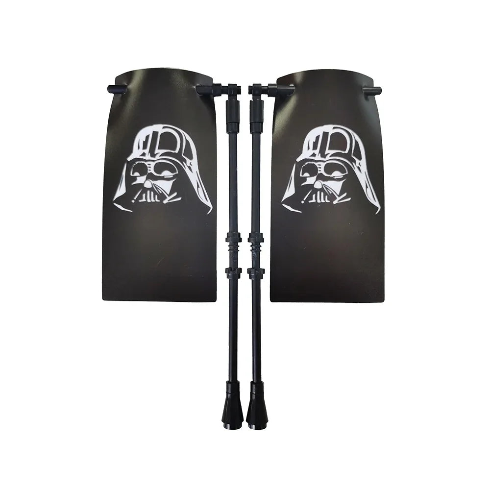 Brick Parts Headgear Clone Soldier Cape Lightsaber Flag Helmet Holes Plain Classic Piece Building Block Toy Accessory Bricklink