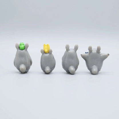1-12pcs Anime Miyazaki Hayao Series Totoro Figure Mini Statue Cute Toys Room Ornaments Pvc Figures Toy Kid Gifts Collecctibles