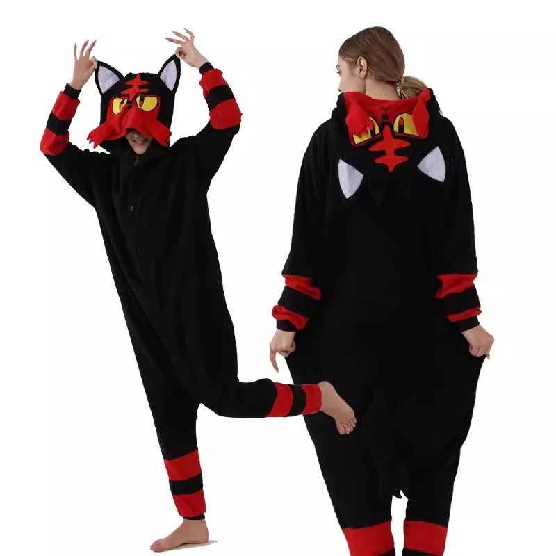 Pokemon Pikachu Gengar Kigurumi Onesie Snorlax Eevee Squirtle Pijama Cosplay Costume Halloween Adult Anime Umbreon Pajamas Gift