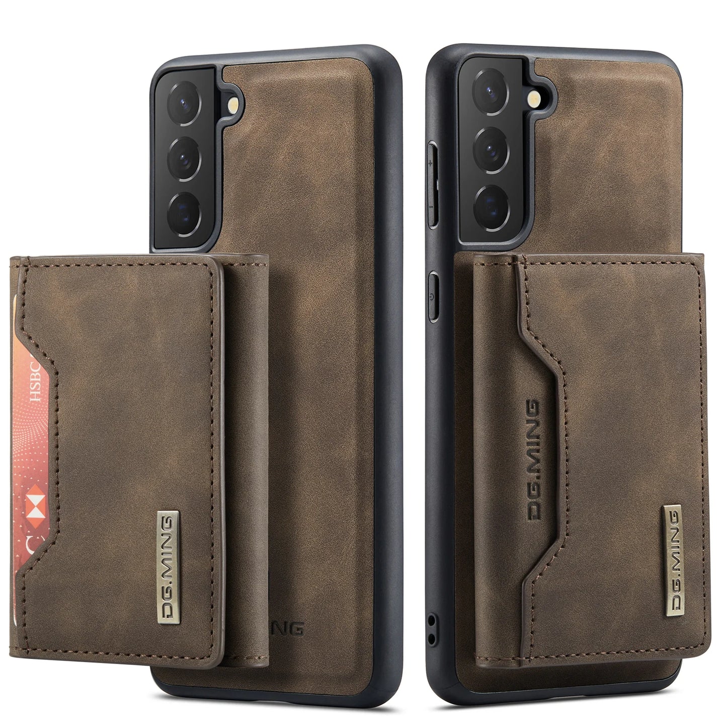 Magnetic Detachable Leather Wallet Case for Samsung Galaxy S25 Ultra S24 FE S23 Plus S22 A16 A36 A35 A55 A15 Cards Holder Cover