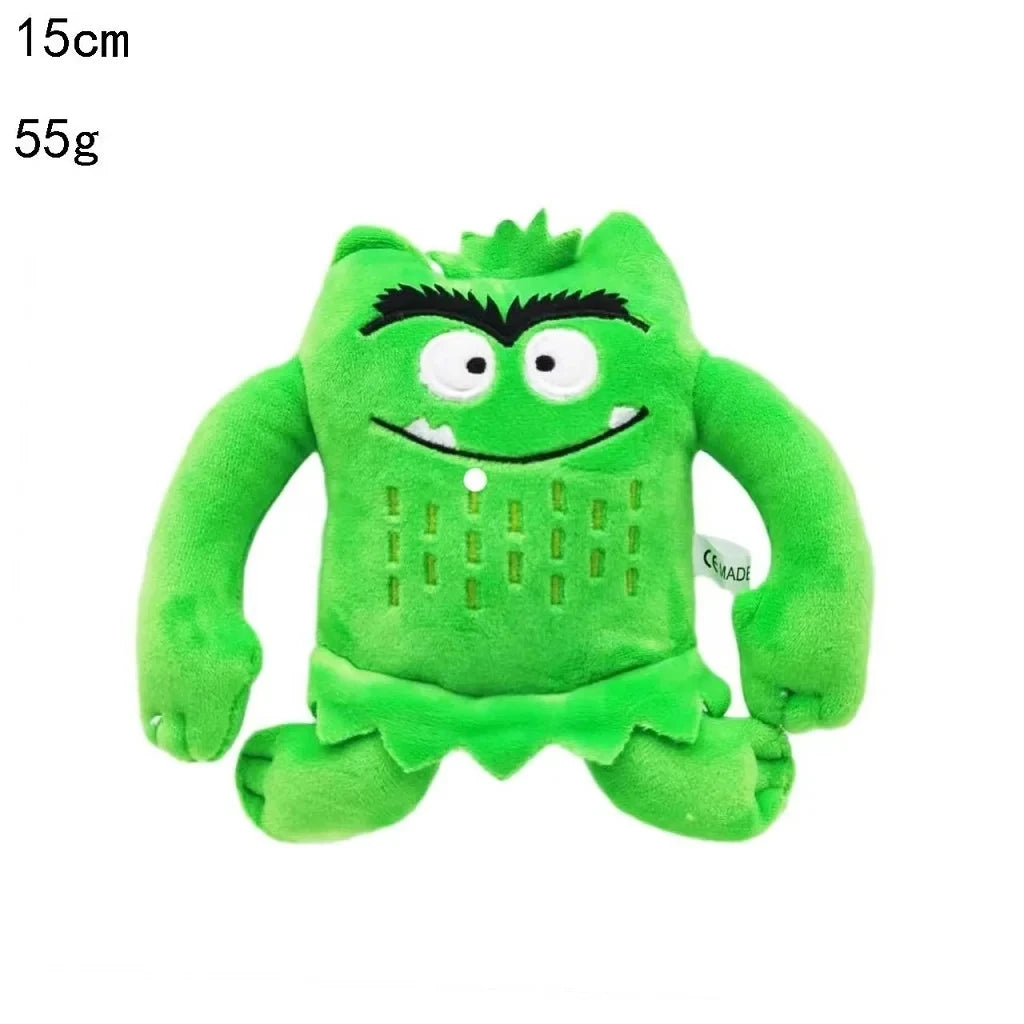 6pcs/set 6 Colors Kawaii The Color Monster Plush Doll Children Monster Color Emotion Plushie Stuffed Toy For Kids Birthday Gifts