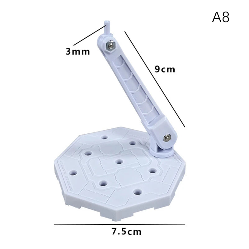 Innovative And Practical Handmade Doll DIY Holder Action Figure Model Base Display Stand Black Bracket For 1/144 HG RG
