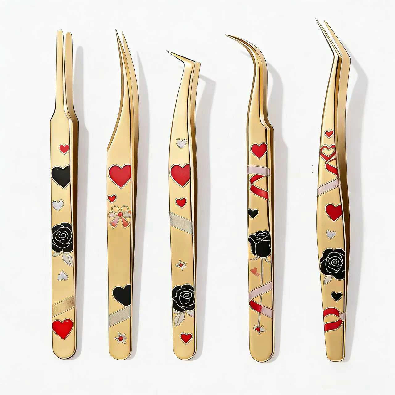 1pc High Precision Lash Tweezers Stainless Steel Eyelash Tweezers Lash Extensions Lash Tweezers for Eyelash Extension Straight