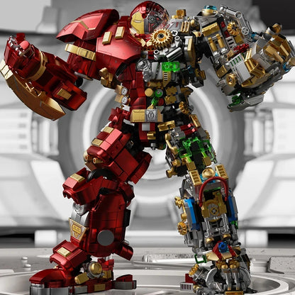 Variety Iron Heroes Blocks Action Figures Mark Building Sets Buster Mech DIY Brick Collectible Toys for Boys Adult Kids Gifts