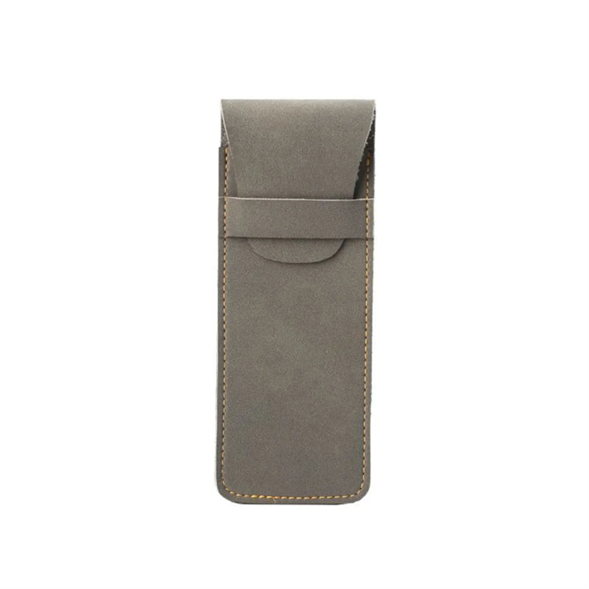 Vintage Frosted PU Leather Flap Pen Case High-end Fountain Pen Protective Sleeve Large Capacity Double Set of Pen Case