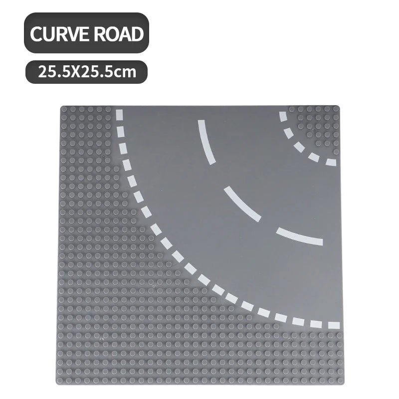 Classic Building Block Base Plate City View Traffic Road Figures Construction Toys Bricks 32Dots Plastic Baseplates Accessories