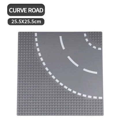 Classic Building Block Base Plate City View Traffic Road Figures Construction Toys Bricks 32Dots Plastic Baseplates Accessories