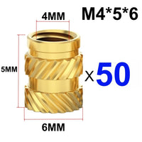 50 PCS M4X5X6