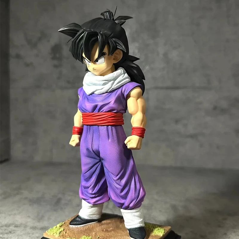 28cm Anime Dragon Ball Kids Krillin Son Gohan Trunks PVC Action Figures Model Collection Desktop Decoration Toys Kids Gifts