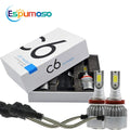 2pcs Led Bulb C6 H7 Automotive Led for Car Headlight H10 H4 H8 H9 H11 H13 9004 9005 9006 9007 880 H27 Lenses for Headlights