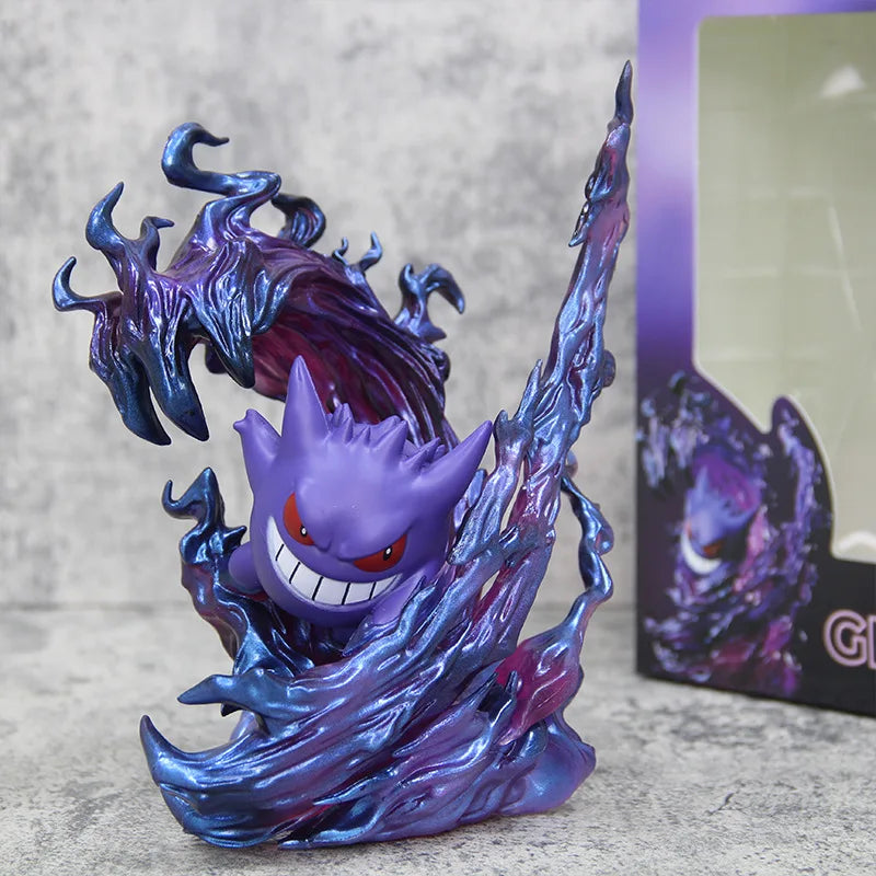 18cm Pokemon Gengar Figure Anime Action Model Collectible Statue for Display Halloween Christmas Birthday Gift Desktop Deco Doll