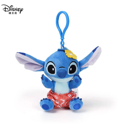 100% Genuine Disney Stitch Scrump Angel Cartoon Blue Stitch Plush Toy Authorized Doll Stich Cute Birthday Gift High Quality