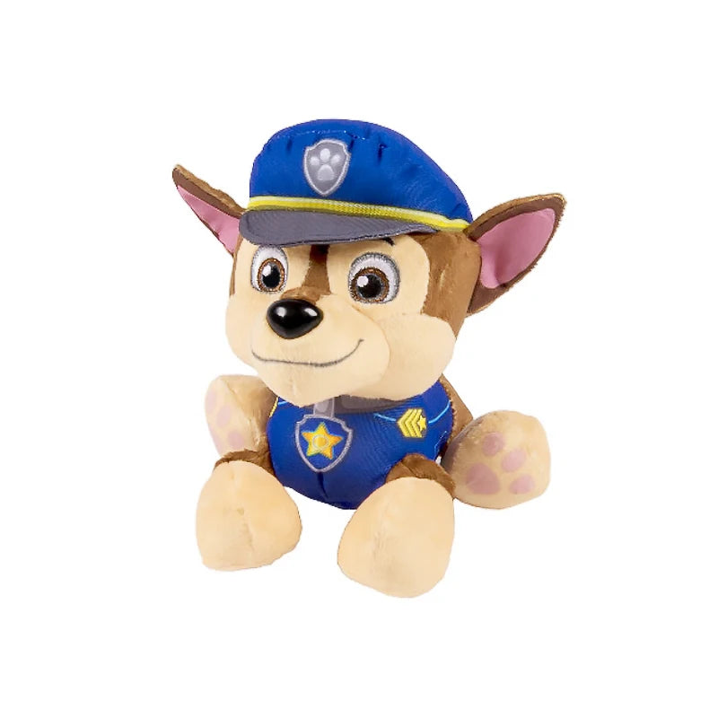19cm Cartoon Dog Paw Plush Doll Chase Rock Animal Dog Cartoon Model Action Figures Movies Peripherals Children Christmas Gift
