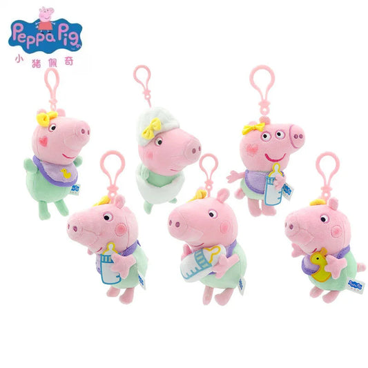 Genuine Peppa Pig Evie 12-19cm Evy Peppa George dinosaur Bear daddy mammy Boys Girls Birthday Gift Toys Christmas Doll Hot sale