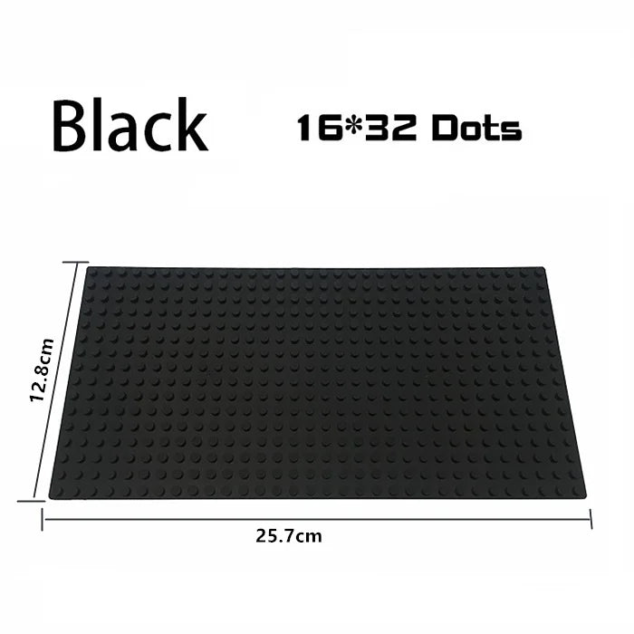 Baseplates 32x32 16x32 Dots Classic Base Plates MOC Bricks City Dimensions Building Blocks Figures Construction Toys