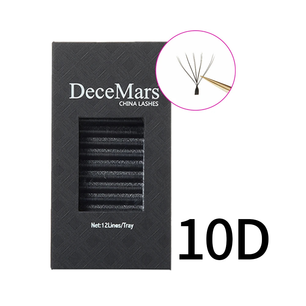 DeceMars 3DW/4DW/5DW/6DW/NEW 6DW/7DW/8DW/NEW 8DW/9DW/10DW/NEW 10DW Eyelash Extension for Makeup