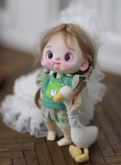 NEW YMY Doll Cat Hand Animal Body Fat Body with Tail Ob11 Body Joint for Gsc Head,1/12bjd,Obitsu 11 Boy Girl Toy Accessories