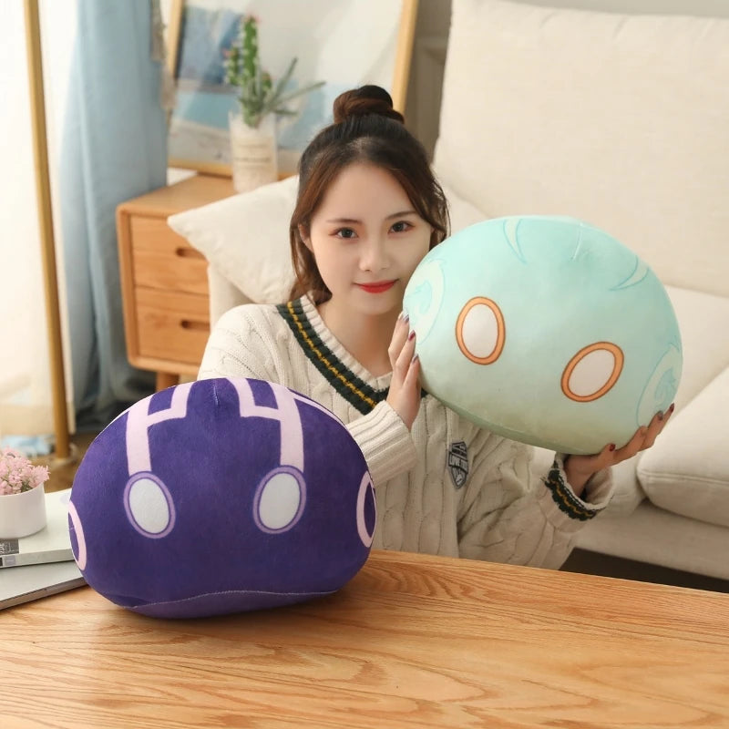 10cm Genshin Slime Plush Pendant Toys Genshin Impact Stuffed Pillow Cute Anime Game Original God Cosplay Fans for Kid Gift
