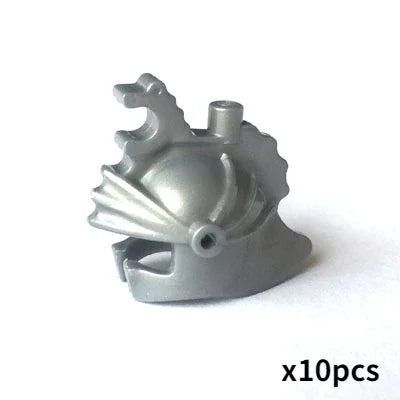 Viking Pirate Age Bullhorn Hat Medieval Knight Roman Warrior Soldier Helmet Action Figures Building Blocks Toys For Children