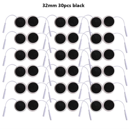 32mm Non-woven Fabric Electrode Pads Replacement For Tens EMS Nerve Muscle Stimulator Body Massager Patches