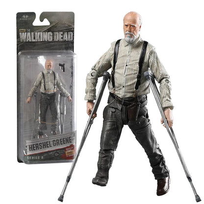 The Walking Dead Abraham Ford Bungee Walker Rick Grimes The Governor Michonne Action Toy Figurine Model Doll