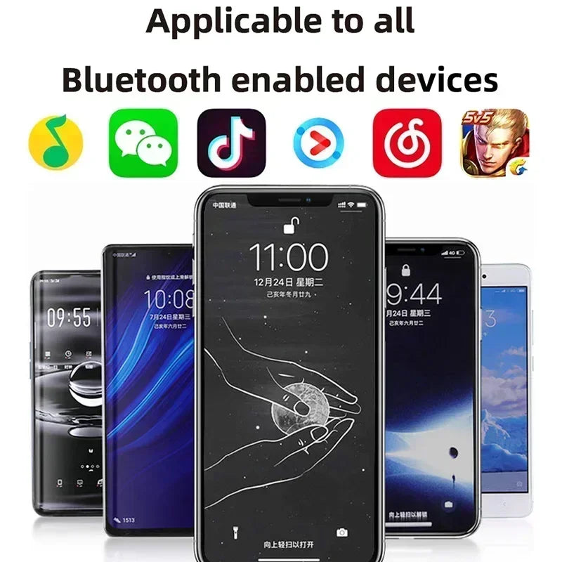 NEW TWS Fone Bluetooth Headphones with Mic LED Display Earbuds Wireless Bluetooth Headset Noise Cancelling Earphones