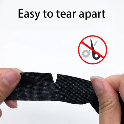 Flannel Cloth Harness Tape Anti Noise Wear Resistant Self Adhesive Fabric Tape for Car Wiring Harness Auto Interior Protection