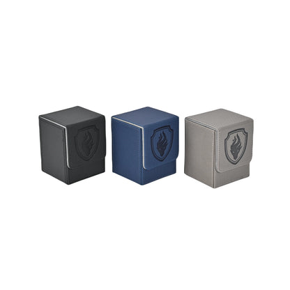 Premium Magnetic Card Deck Box - Secure Showcase for 110+ Cards, Durable Faux Leather, Display Window, Ideal for Sport，Game card