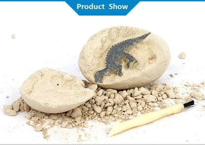 12PCS Archeological Dinosaur Egg Dig Kit Fossil Excavation Toy Teens Adults Scientific DIY Mining Multiplayer Party Favors Gifts