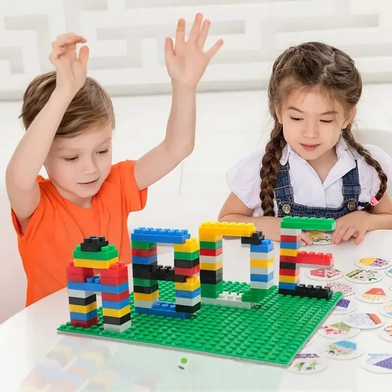 Classic Baseplate 32x32 16x32 16x16 Dots Building Blocks Bricks Base Plates DIY Plastic Board Building Blocks Construction Toys