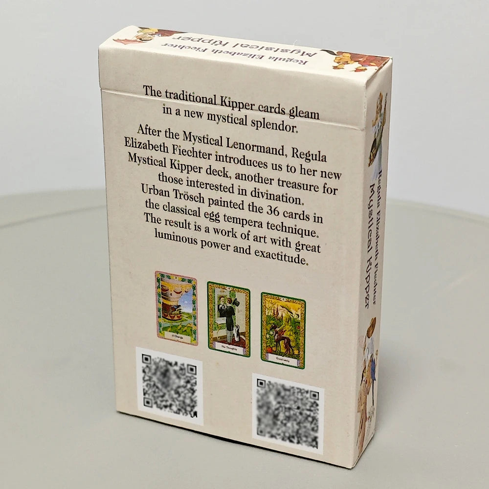 Mystical Kipper Deck 36 Pcs Oracle Cards with Keywords German System of Fortune Telling 9*6cm