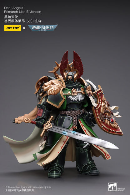 JOYTOY Warhammer 40k 1/18 Action Figures Dark Angels Primarch Lion El'Jonson