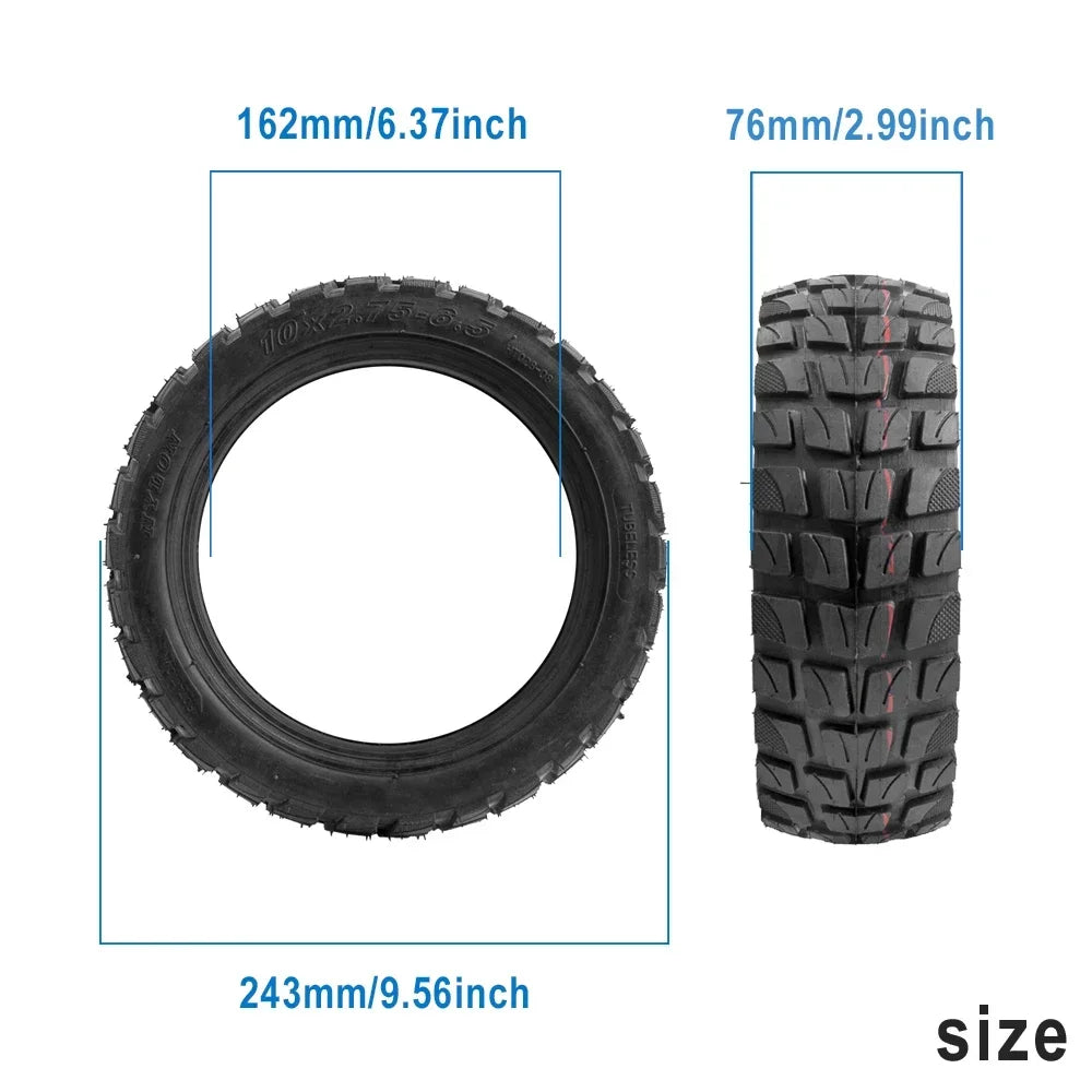 10x2.75-6.5 outer Tire For Speedway 5 for Dualtron 3 Electric Scooter 10 Inch 10*2.75-6.5 Tubeless Off-road Tire Parts