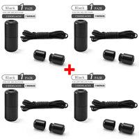 4 Pairs Black