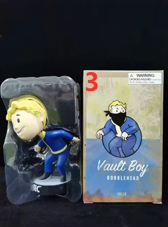 Bobblehead Cute Vault Boy Full Set Anime Action Figure Toys Statue Collection Model Doll  Desktop Ornament Display Toys Gifts