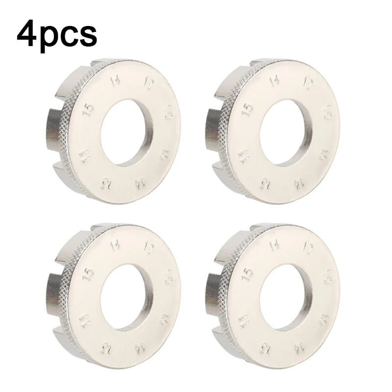 Bicycle Spoke Wrench Tool Mountain Bike Demolition Axis Repair Tools Steel Wire Adjustment Chrome Plated Spanner Wrench Tools
