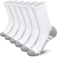 6 Pairs White