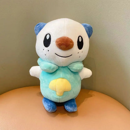 18-28cm Pokemon Plush Toy Grookey Sprigatito Oshawott Leafeon Espeon Morpeko Gonbe Mimikyu Anime Figure Peluche Toys