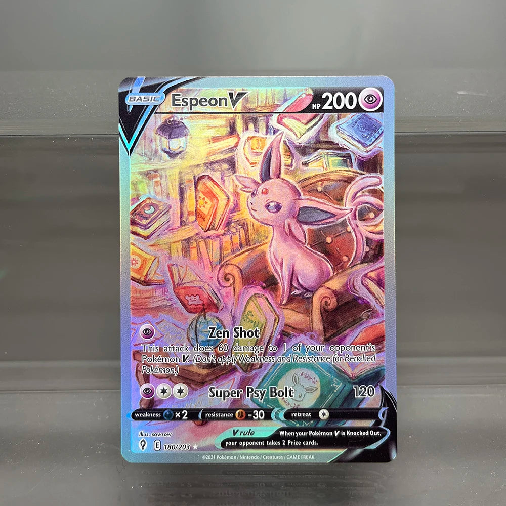 PKM Proxy Cards Classic Mew Vmax Charizard Vstar Cards Collection PTCG Celebi V Fusion Strike Foil Card