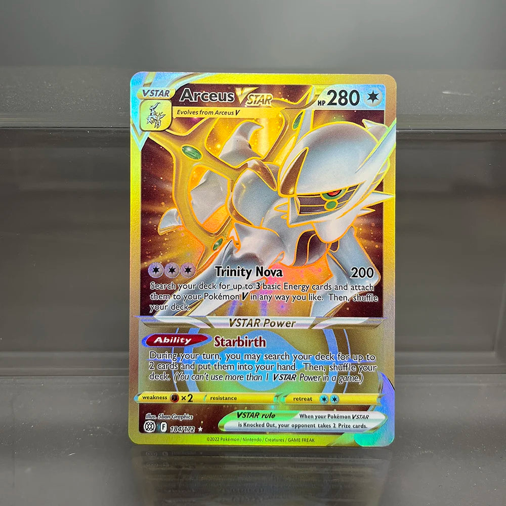 PKM Proxy Cards Classic Mew Vmax Charizard Vstar Cards Collection PTCG Celebi V Fusion Strike Foil Card