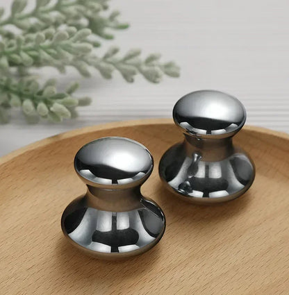 Gua Sha Face Massage Beauty Tool Mushroom Shape Terahertz Energy Stone Guasha Scraping Facial Massager for Spa Body Relaxing