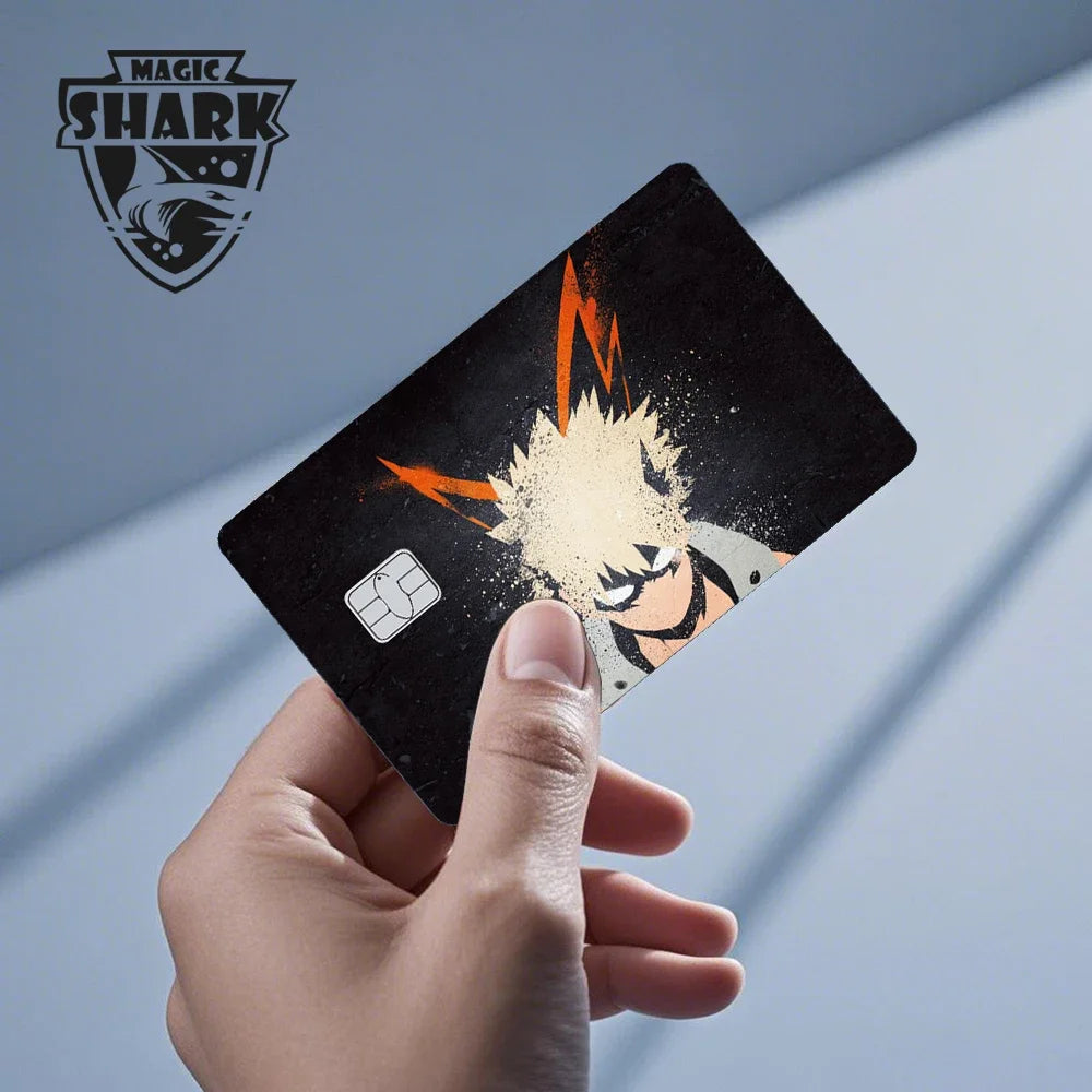 100% New Arrival Conch Money Bow Anime Speend or Save Meme Credit Card Film Debit Card Sticker Skin