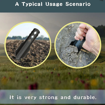 Ultralight Backpacking Trowel Shovel Small Potty Multitool with Longer Handle Design Essential for Hiking Camping and Survival