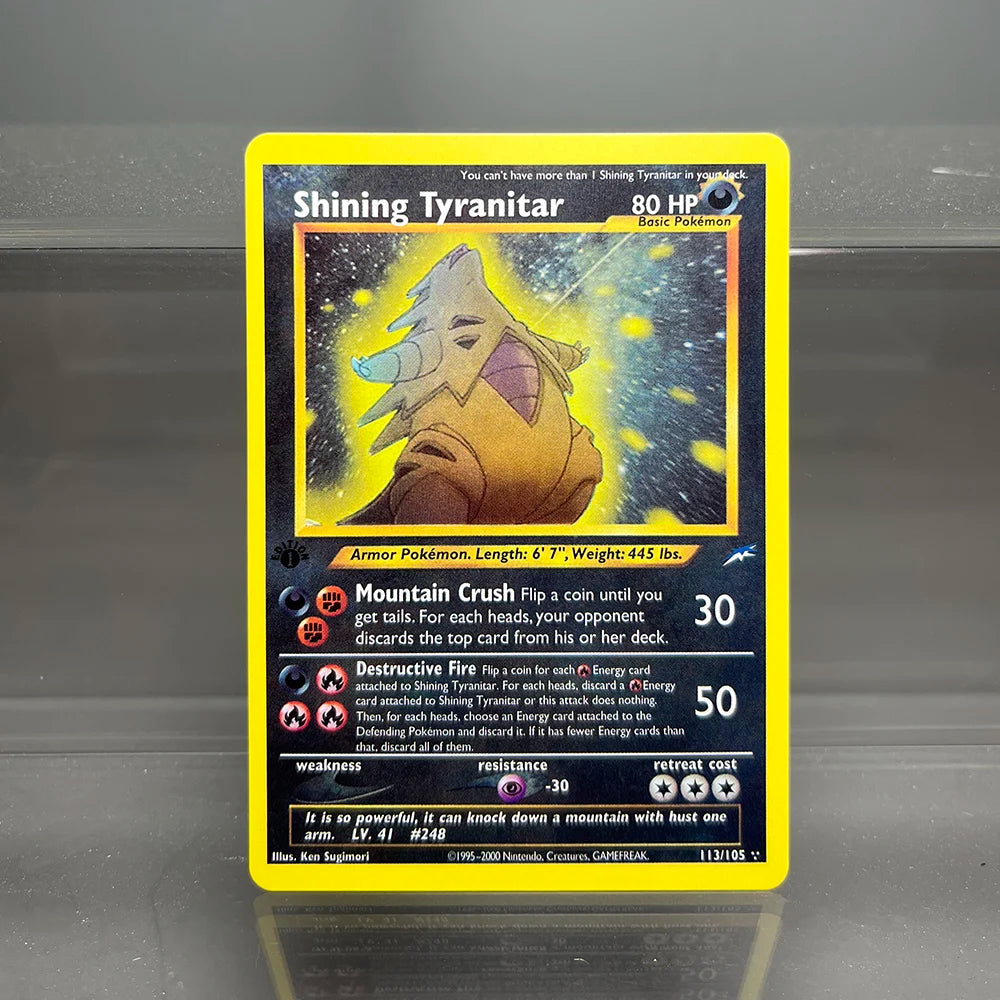 PKM Single Cards 1st Edition 1996 Raichu Charizard Dragonite PTCG Foil Cards Game Collection PKM Proxy Cards