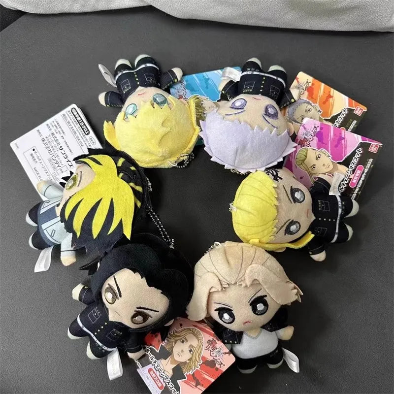 10cm Anime Plush Doll Toy Manjiro Sano Ryuguji Ken Habumiya Ichiho Venue Keisuke Matsuno Chidori Sankilon Stuffed Toy Pendant
